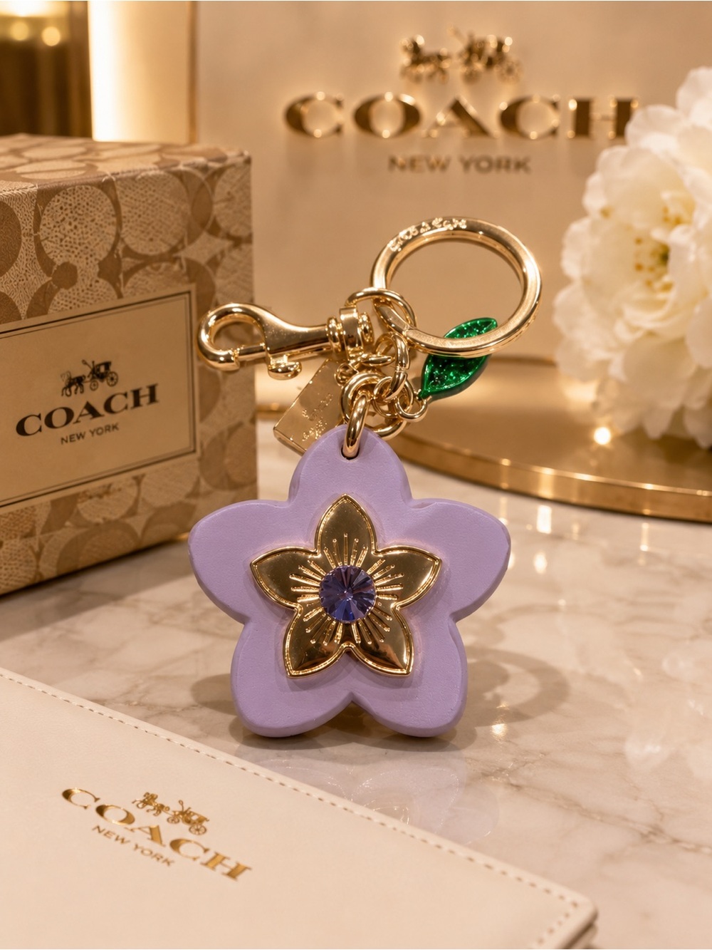 Flower Bag Charm